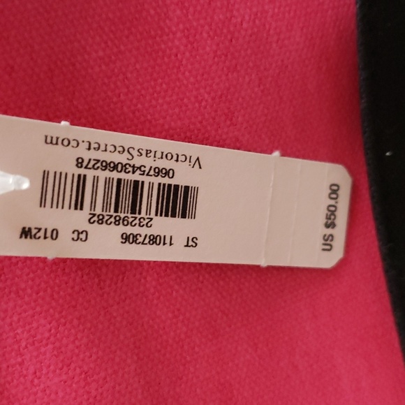 Victoria Secret Pink/Black Tote New with Tags 🥳 - Picture 6 of 16